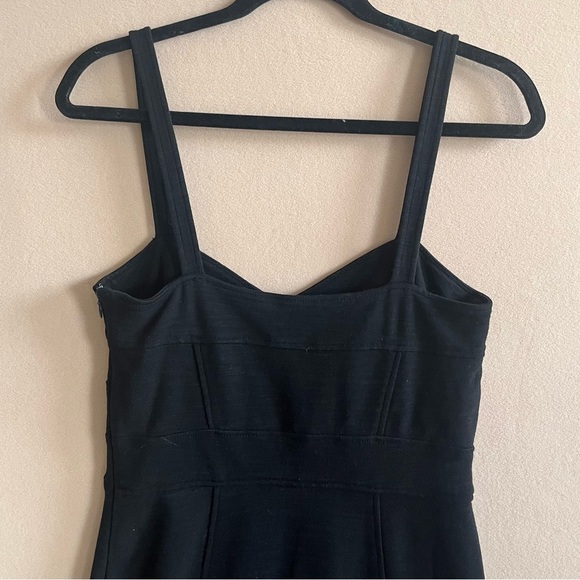 Diane Von Furstenberg Slippery Bodycon Dress  Black Classic Knee Length size 8 - Picture 7 of 12